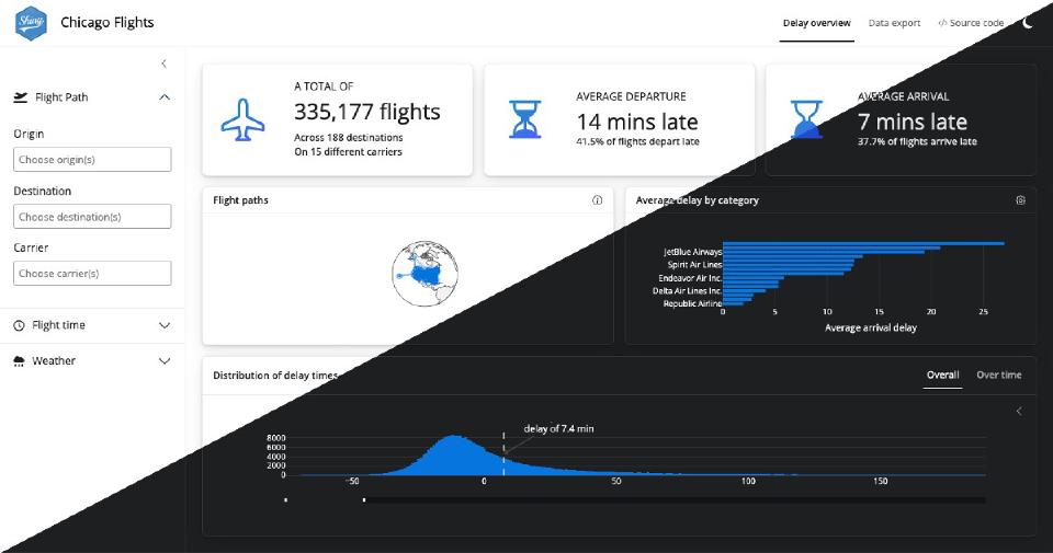 Shiny for R updates: new default look, dark mode, shinylive updates, and more