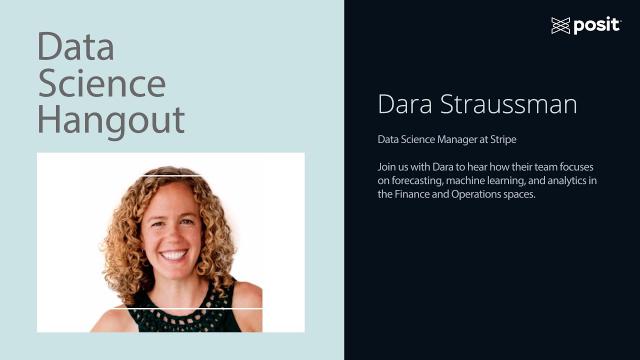Dara Straussman @ Stripe | Partnership-model when forecasting | Data Science Hangout