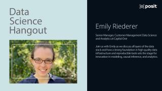 Emily Riederer @ Capital One | Explicit design at the start of a project | Data Science Hangout