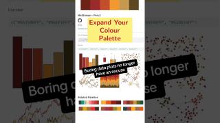 Emil’s GitHub has tons of custom color palette R packages to help make your data plots look better🤩